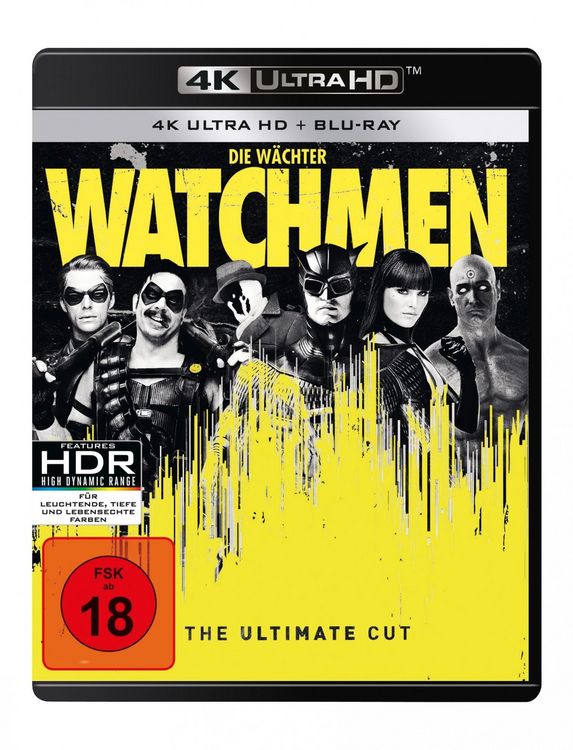 Produktbild: Watchmen - Die W&auml;chter - The Ultimate Cut (4K Ultra HD) (+ Blu-ray 2D)