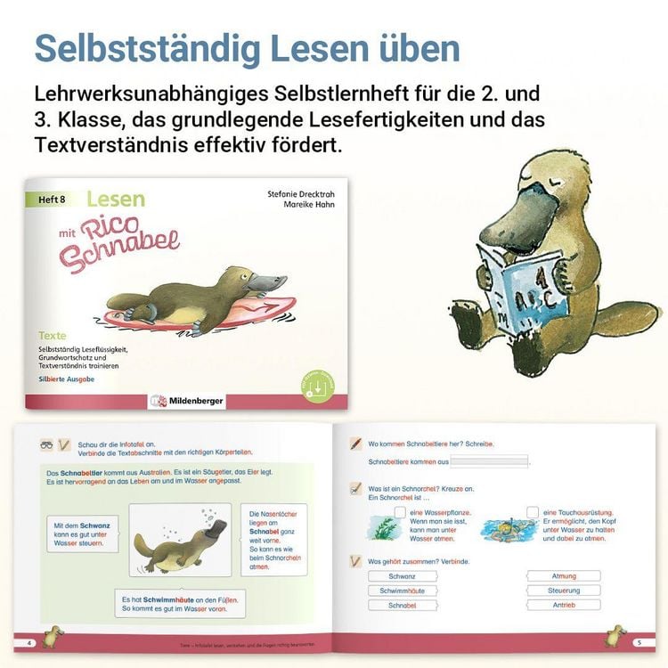 Produktbild: Lesen mit Rico Schnabel, Heft 8: Texte