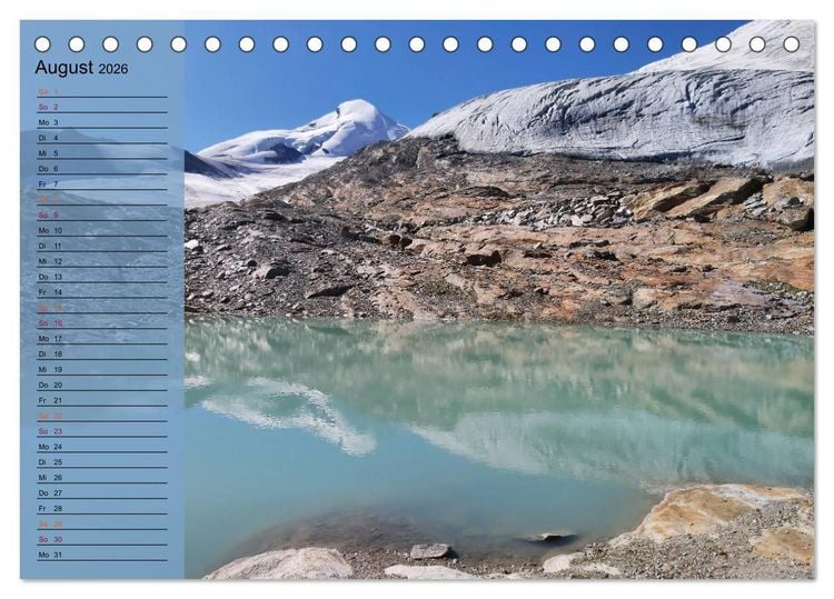 Produktbild: SeenSucht Entdecke Seen in der Schweiz Planer (Tischkalender 2026 DIN A5 quer), CALVENDO Monatskalender