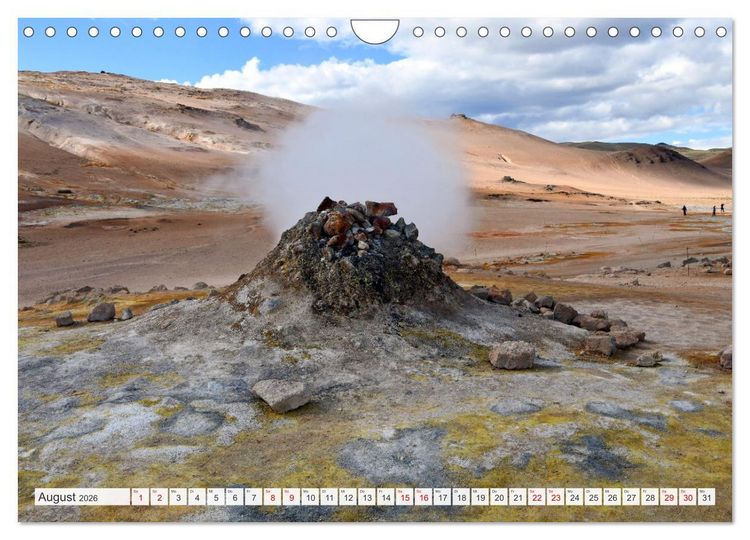 Produktbild: ISLAND, Insel aus Feuer und Eis (Wandkalender 2026 DIN A4 quer), CALVENDO Monatskalender