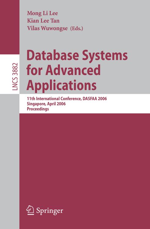 Produktbild: Database Systems for Advanced Applications