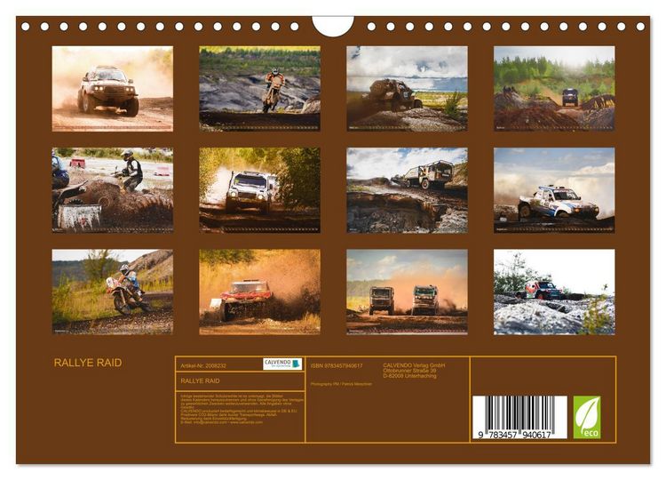 Produktbild: RALLYE RAID (Wandkalender 2026 DIN A4 quer), CALVENDO Monatskalender