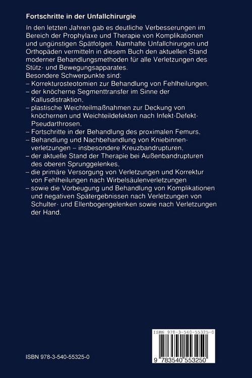Produktbild: Fortschritte in der Unfallchirurgie