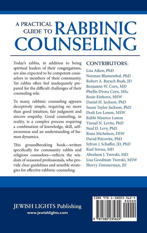Produktbild: A Practical Guide to Rabbinic Counseling