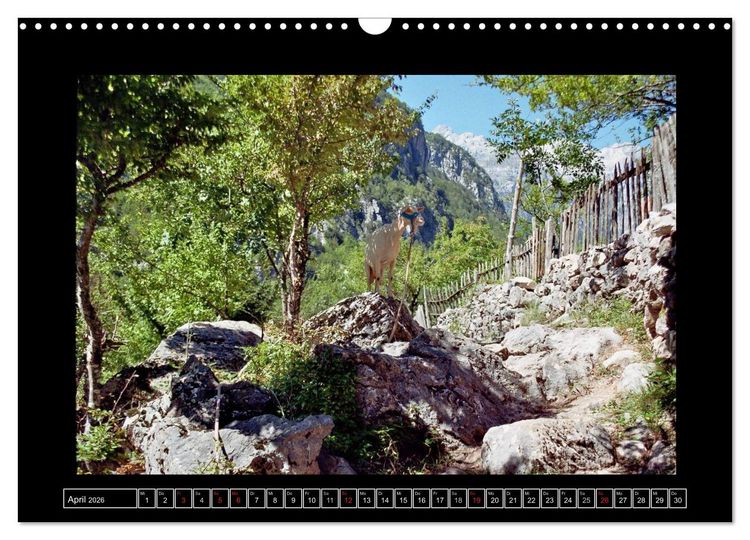Produktbild: Der Norden Albaniens (Wandkalender 2026 DIN A3 quer), CALVENDO Monatskalender