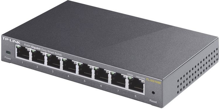 Produktbild: TP-LINK TL-SG108E TL-SG108E Netzwerk Switch 8 Port 1 GBit/s