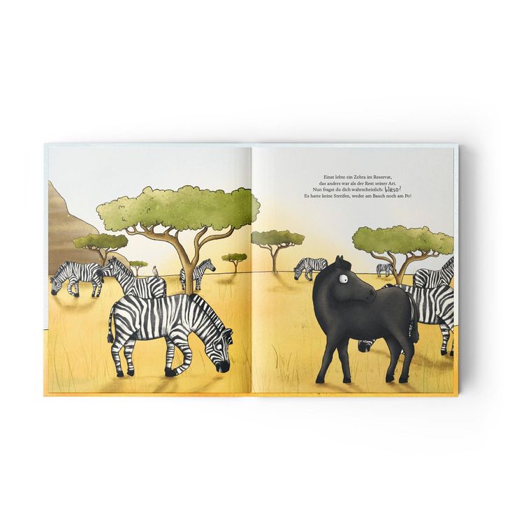 Produktbild: Noomi, das streifenlose Zebra