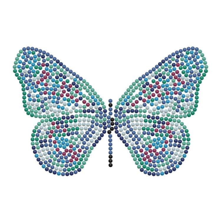 Produktbild: DOTZIES BY DIAMOND DOTZ - Diamond Painting Etui Schmetterling
