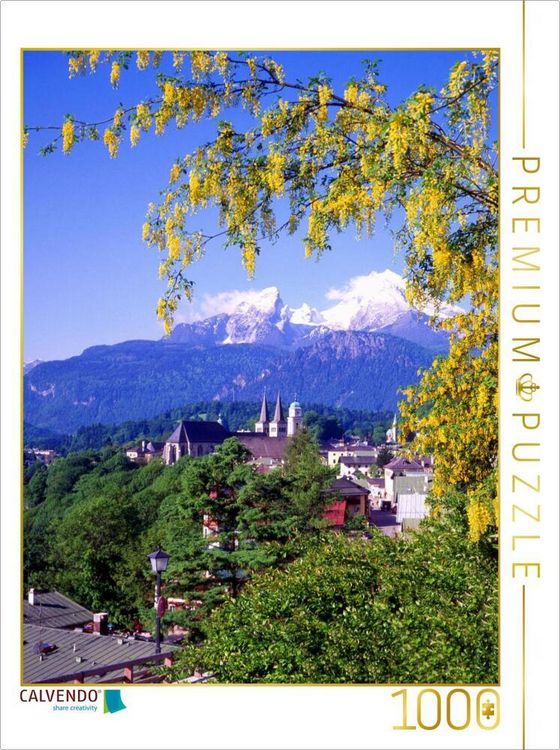 Produktbild: CALVENDO Puzzle Blick auf Berchtesgaden mit Watzmann | 1000 Teile Lege-Gr&ouml;&szlig;e 64x48cm Foto-Puzzle f&uuml;r gl&uuml;ckliche Stunden