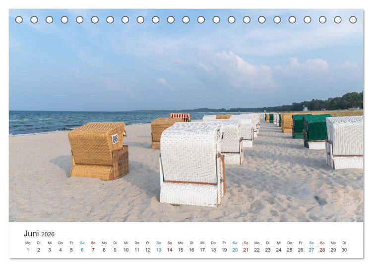 Produktbild: Ostseebad Boltenhagen (Tischkalender 2026 DIN A5 quer), CALVENDO Monatskalender
