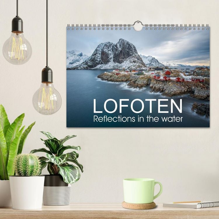 Produktbild: Lofoten Reflections in the water (Wall Calendar 2026 DIN A4 landscape), CALVENDO 12 Month Wall Calendar