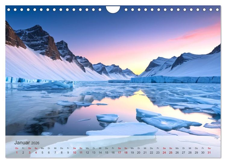 Produktbild: Fl&uuml;sse der Fantasie (Wandkalender 2026 DIN A4 quer), CALVENDO Monatskalender