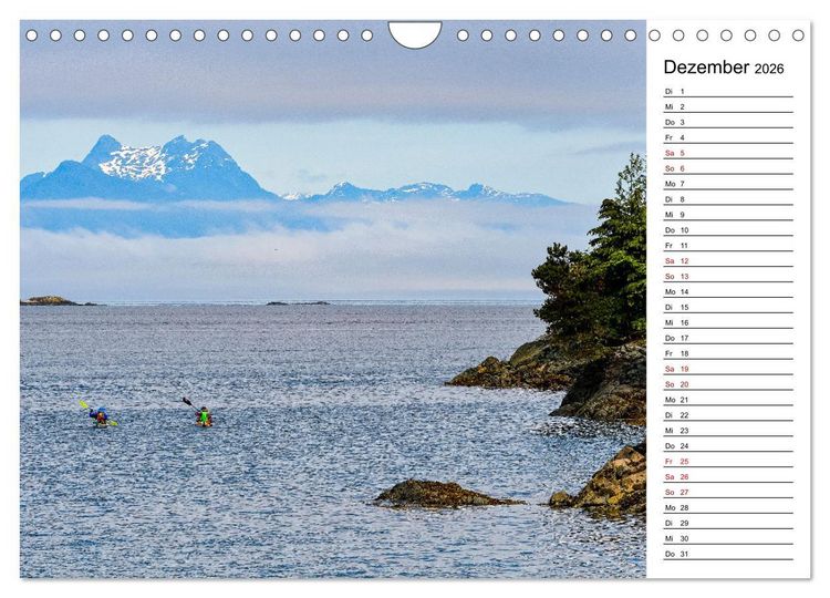Produktbild: Vancouver Island - Perle im Kanadischen Westen (Wandkalender 2026 DIN A4 quer), CALVENDO Monatskalender