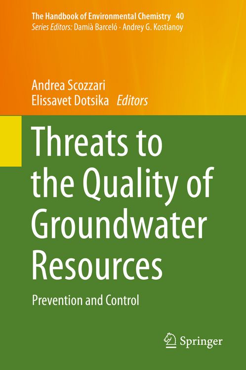 Produktbild: Threats to the Quality of Groundwater Resources