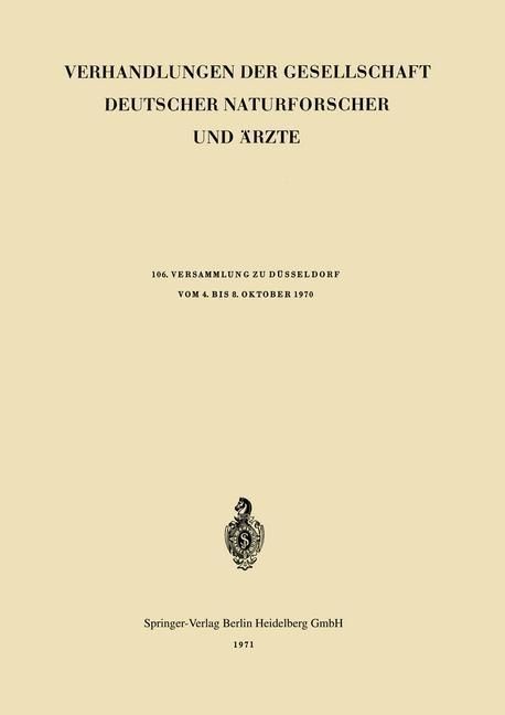Produktbild: Verhandlungen der Gesellschaft Deutscher Naturforscher und &Auml;rzte