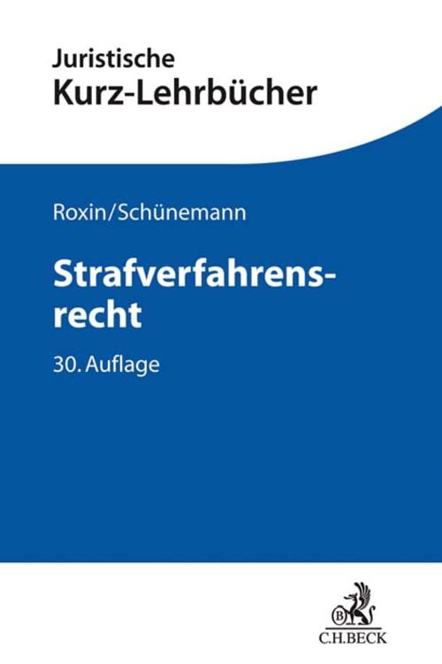 Bild vom Artikel Strafverfahrensrecht vom Autor Claus Roxin