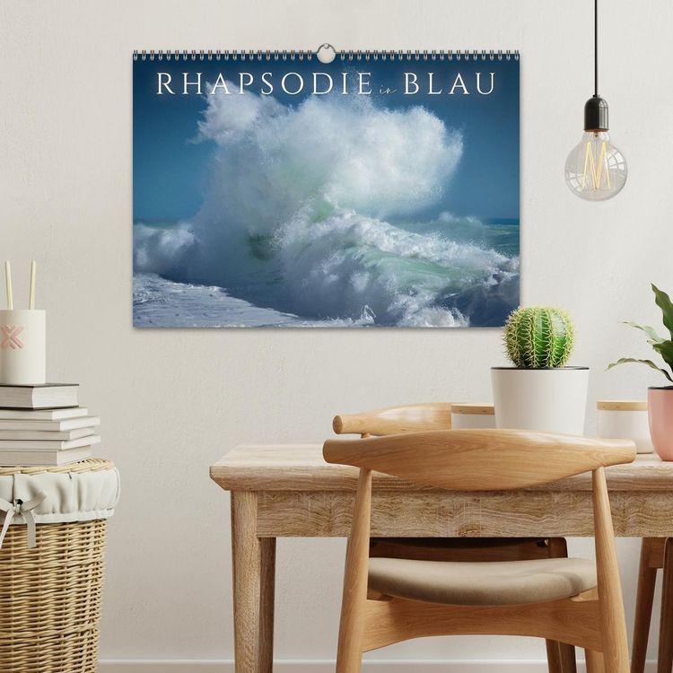 Produktbild: Rhapsodie in Blau (Wandkalender 2026 DIN A3 quer), CALVENDO Monatskalender