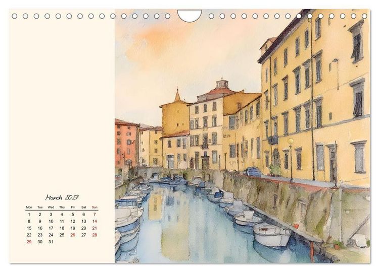 Produktbild: Round trip through Tuscany (Wall Calendar 2027 DIN A4 landscape), CALVENDO 12 Month Wall Calendar