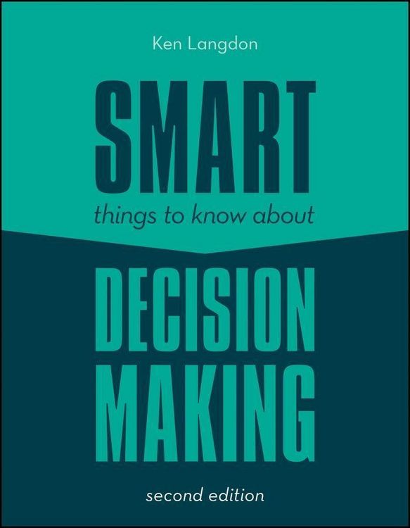Produktbild: Smart Things to Know About Decision Making