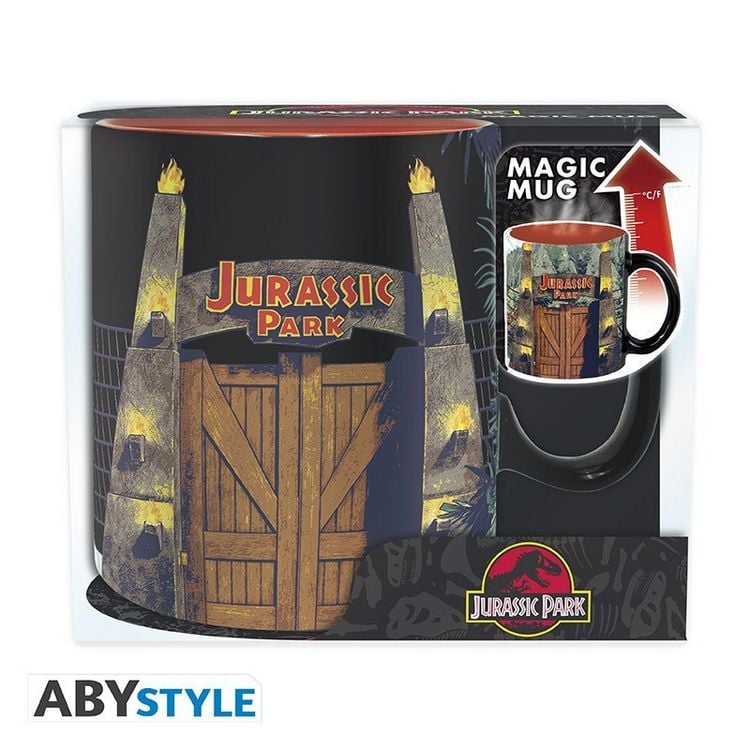 Jurassic Park Jumbo-Kaffeetasse Von Silver Buffalo – 590 Ml Keramik Mit Dino-Motiv