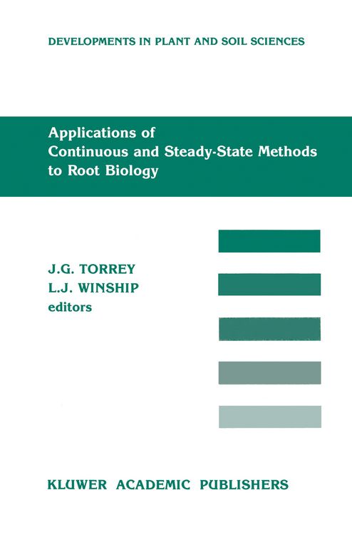 Produktbild: Applications of Continuous and Steady-State Methods to Root Biology