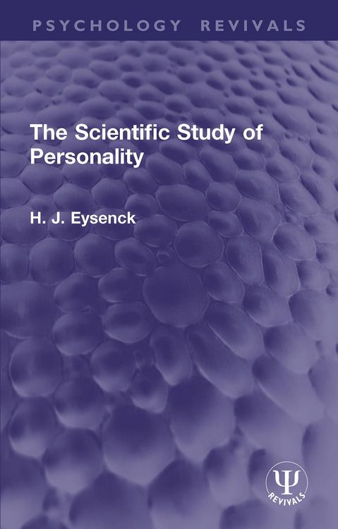 Produktbild: The Scientific Study of Personality
