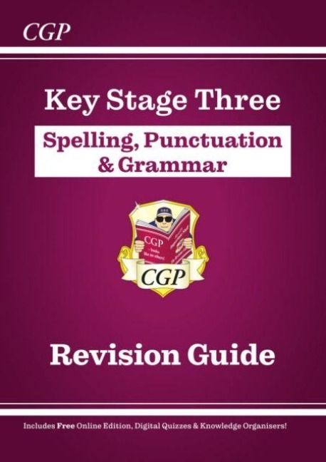 Produktbild: KS3 Spelling, Punctuation & Grammar Revision Guide (with Online Edition & Quizzes)