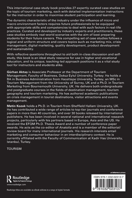 Produktbild: International Case Studies in Tourism Marketing