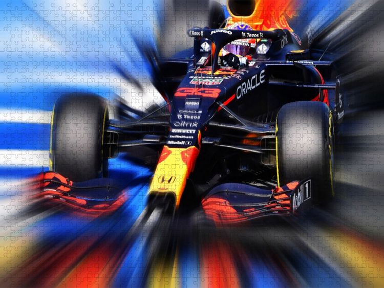 Produktbild: CALVENDO Puzzle Der Niederl&auml;nder Max Verstappen ist mittlerweile der st&auml;rkste Rivale von Lewis Hamilton. Auch seine Mission tr&auml;gt den Namen "Weltmeist