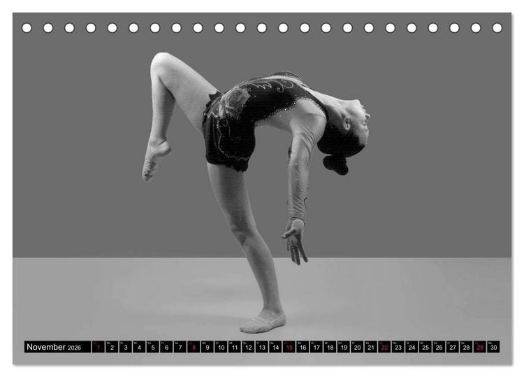 Produktbild: Rhythmisch Sportgymnastik - Alyssa (Tischkalender 2026 DIN A5 quer), CALVENDO Monatskalender
