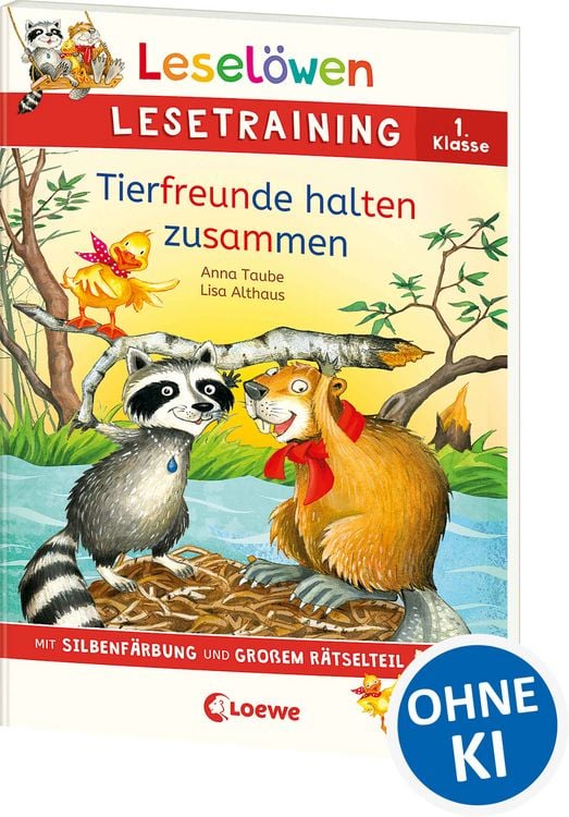 Produktbild: Lesel&ouml;wen Lesetraining 1. Klasse - Tierfreunde halten zusammen