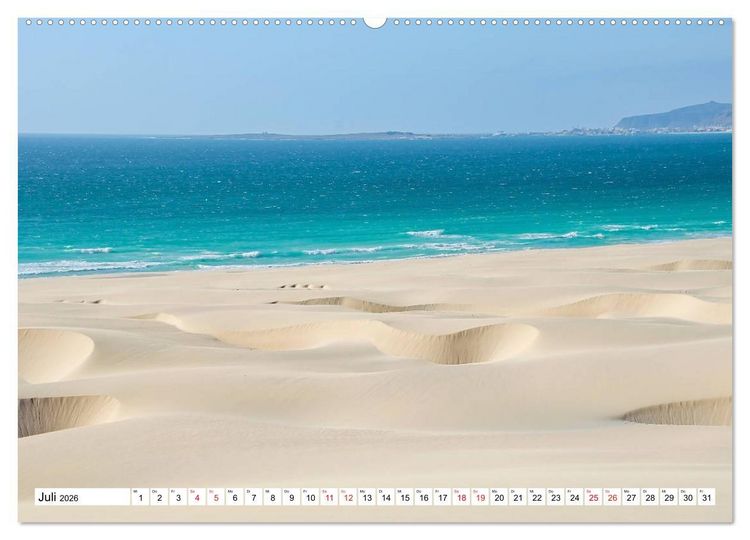 Produktbild: Boa Vista - die drittgr&ouml;&szlig;te Kapverdische Insel (hochwertiger Premium Wandkalender 2026 DIN A2 quer), Kunstdruck in Hochglanz