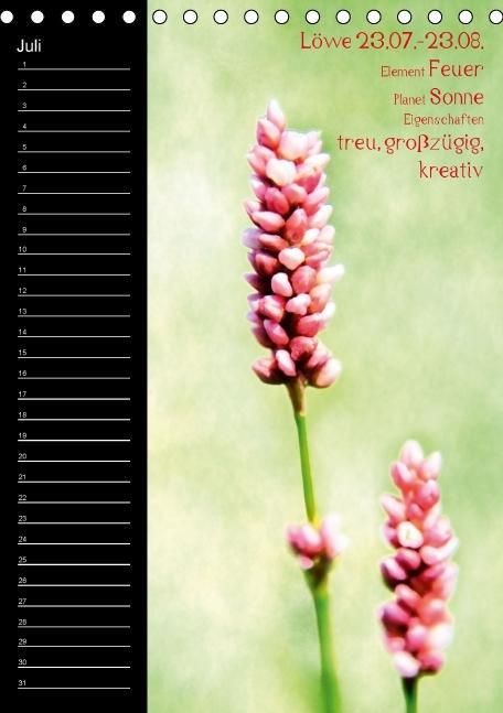 Produktbild: Naturbilder mit Sternzeichen / Geburtstagskalender (Tischkalender immerw&auml;hrend DIN A5 hoch)