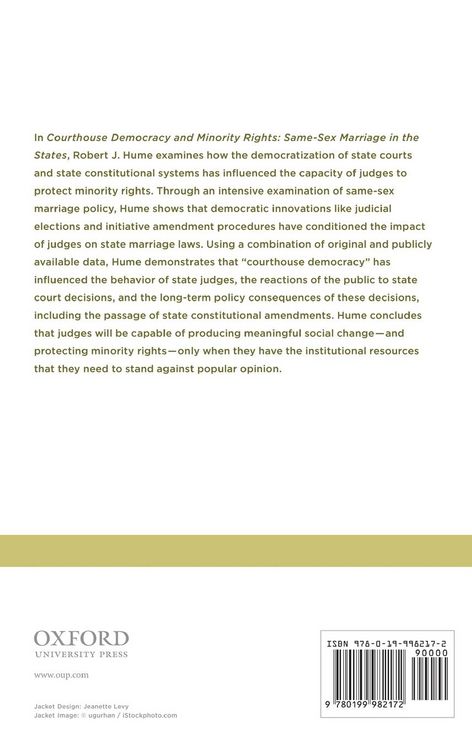 Produktbild: Courthouse Democracy and Minority Rights