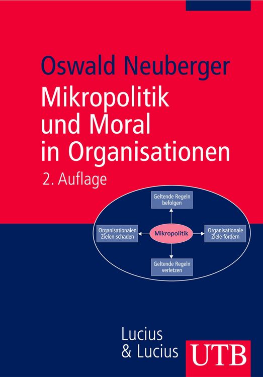Produktbild: Mikropolitik und Moral in Organisationen