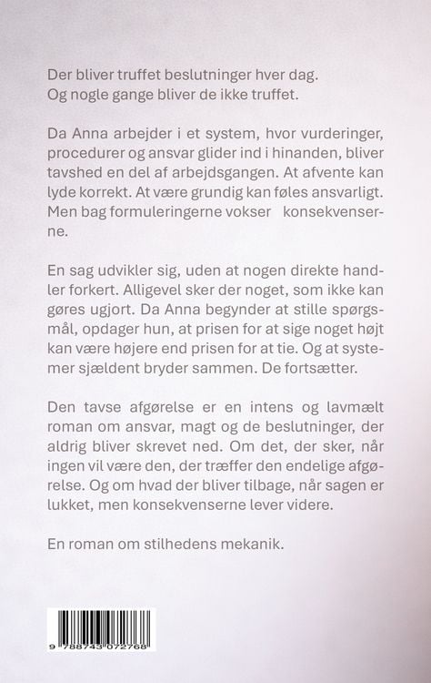 Produktbild: Den tavse afg&oslash;relse
