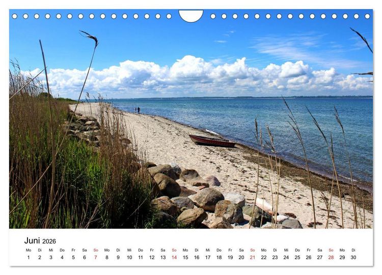 Produktbild: Ostseek&uuml;ste 2026 (Wandkalender 2026 DIN A4 quer), CALVENDO Monatskalender