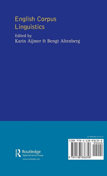 Produktbild: English Corpus Linguistics