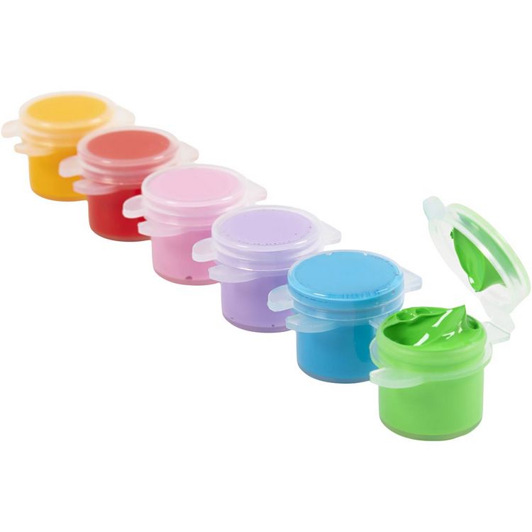 Produktbild: Creativ Company Hobbyfarbe Plus Color, sortiert Farben, 6x5 ml