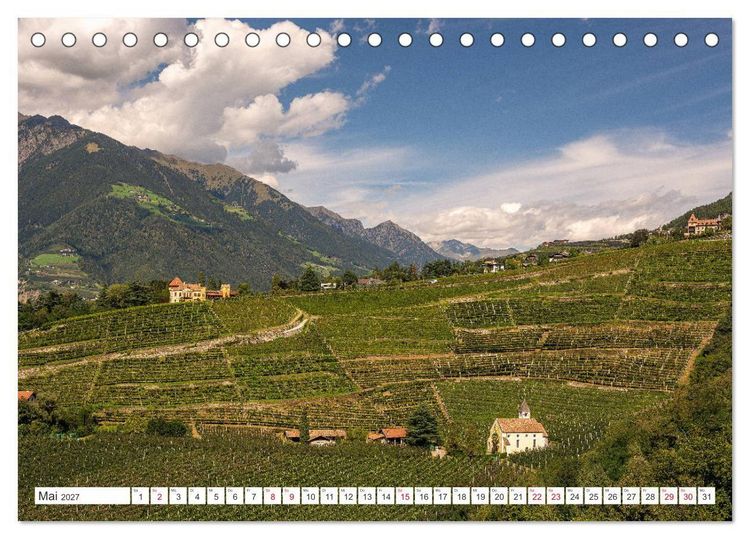 Produktbild: Zauberhaftes S&uuml;dtirol (Tischkalender 2027 DIN A5 quer), CALVENDO Monatskalender