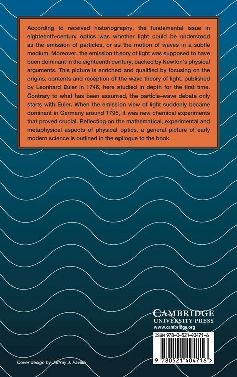 Produktbild: Optics in the Age of Euler