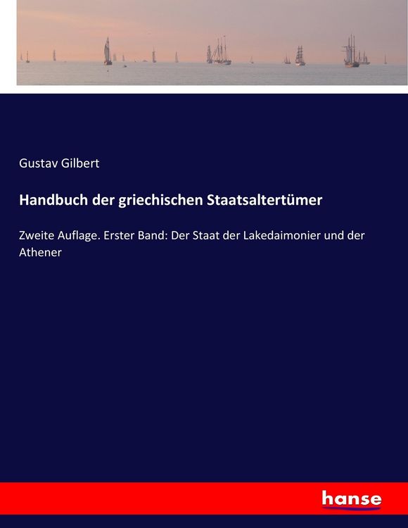 Produktbild: Handbuch der griechischen Staatsaltert&uuml;mer