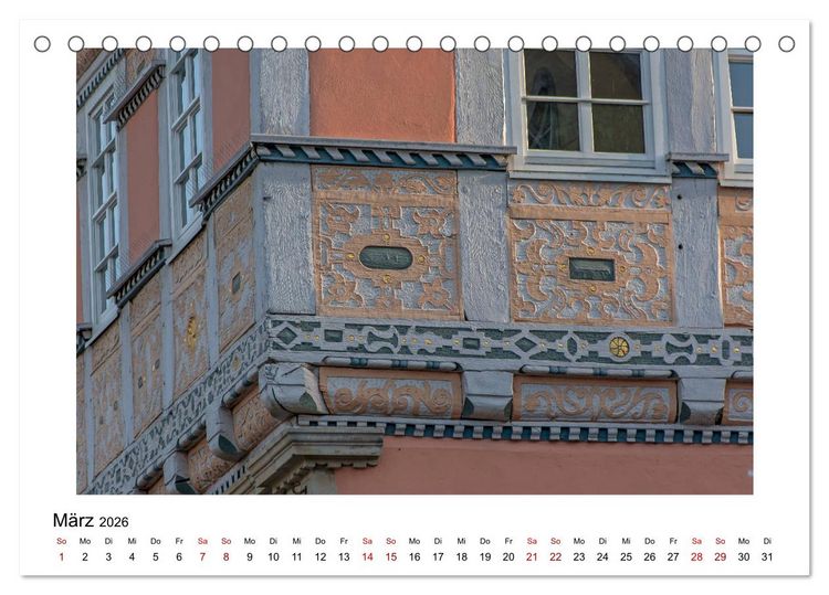 Produktbild: Faszination Fachwerk - an Weser und Ilme (Tischkalender 2026 DIN A5 quer), CALVENDO Monatskalender