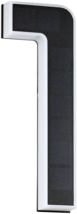 Produktbild: Paulmann 79842 Solar-Hausnummernleuchte 0.20W Warmwei&szlig; Schwarz