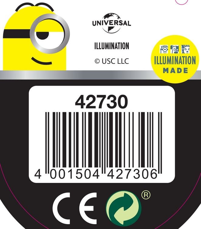 Produktbild: Schmidt 42730 - Minions, Stuart, lachend, Pl&uuml;schfigur, 15 cm