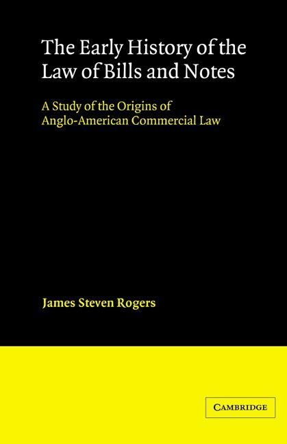 Produktbild: The Early History of the Law of Bills and Notes
