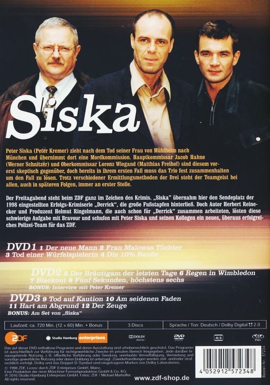 Produktbild: Siska - Folge 01-12 [3 DVDs]