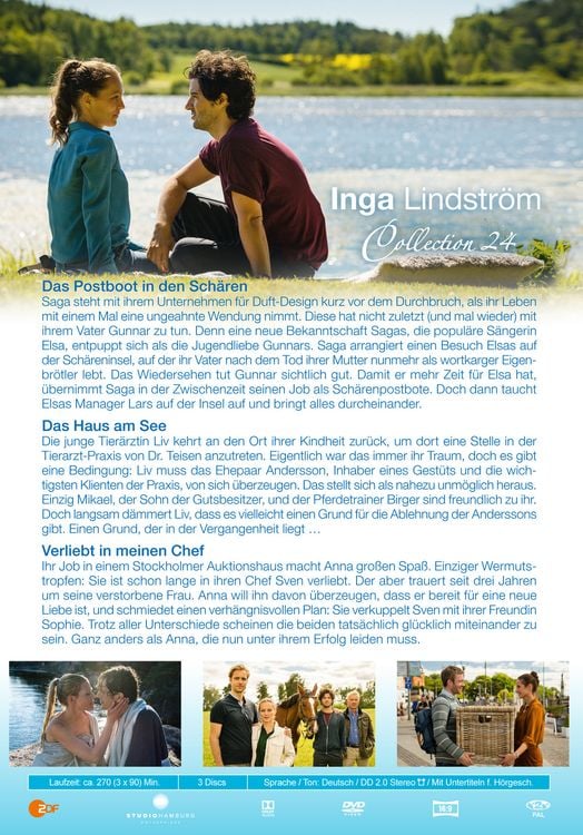 Produktbild: Inga Lindstr&ouml;m Collection 24 [3 DVDs im Schuber]