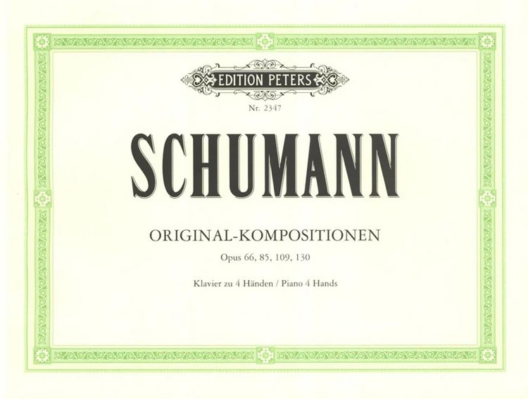 Produktbild: Schumann, R: Original Works for Piano Duet