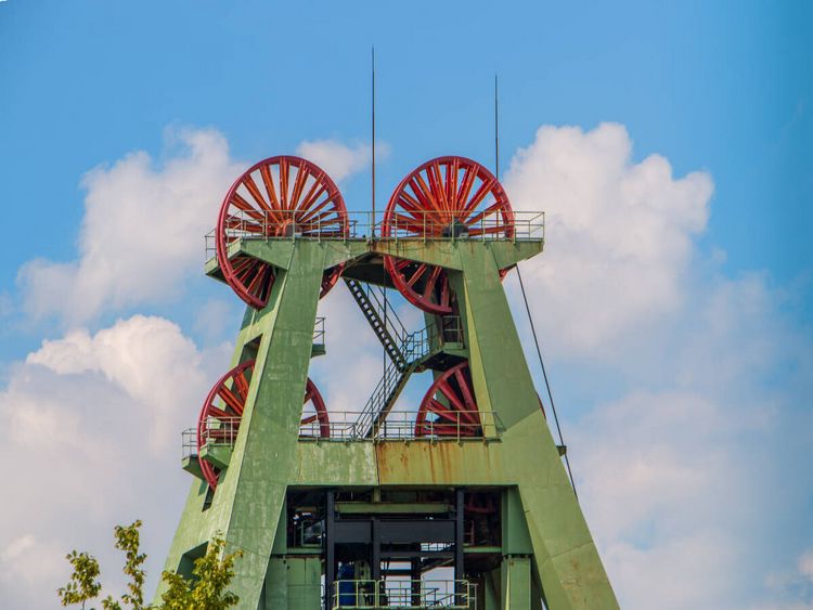 Produktbild: CALVENDO Puzzle F&ouml;rderturm Haus Aden | 1000 Teile Lege-Gr&ouml;&szlig;e 64 &times; 48 cm Foto-Puzzle f&uuml;r gl&uuml;ckliche Stunden